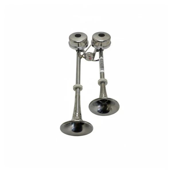 Vetus H12D Double Stainless Steel Air Horn for Boats Low and High Pitch 12V Satisfait Ou Remboursé