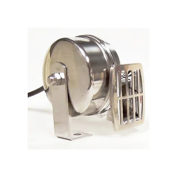 Nouveauté Yarton HYF-360MR Stainless Steel Marine Electric Horn - Durable 12/24V Boat Signal Horn for Safe Maritime Communication