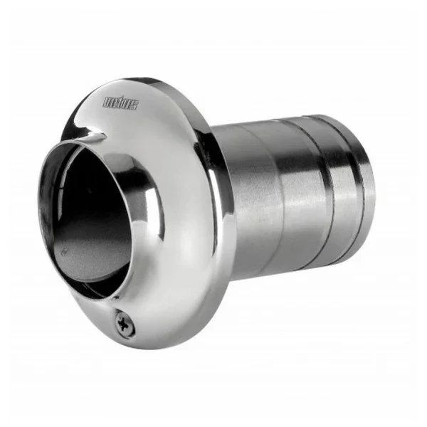 Jusqu'à Épuisement Des Stocks Vetus TRC75S 75 mm Stainless Steel Marine Tru-Hull Exhaust Outlet with Valve