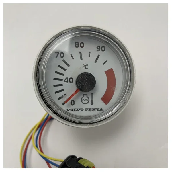 Volvo Penta Engine Temperature Gauge 0-90°C 52 mm - 874710 Jusqu'à Épuisement Des Stocks