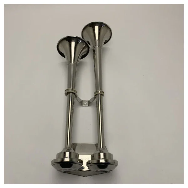 Nouvelle Collection Marine Grade Stainless Steel Cicada Double Air Horn – Durable Loud Dual Signal Horn for Boats