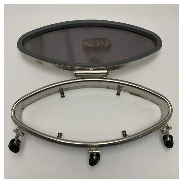 Allufer Tempesta stainless steel oval porthole opening - 114A - RDL-FXD Réduction