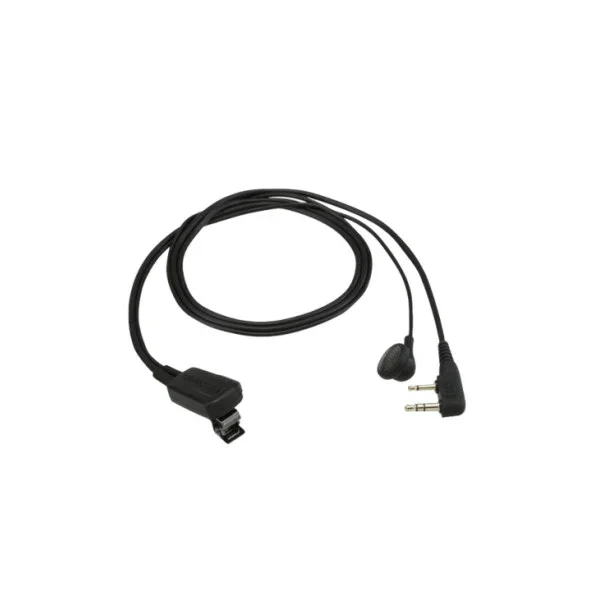 Icom EMC-11 Clip Microphone met Oortelefoon voor Handheld Nouveauté