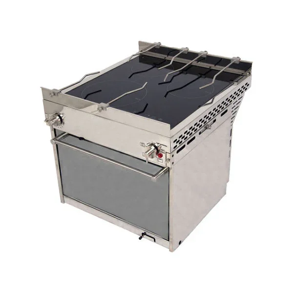 Commander Vite Techimpex Horizon 2F Stainless Steel Induction Cardanic Stove 230V - CES2INDUZ000