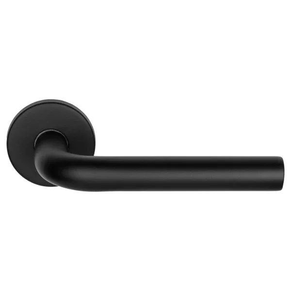 Formani BASICS LB3-19 Doorhandle Matt Black with Rosette Usine Directe