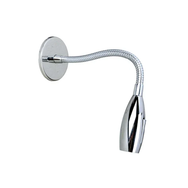 Quick Maya 1P Reading Light LED Chrome Adjustable 12/24V Satisfait Ou Remboursé