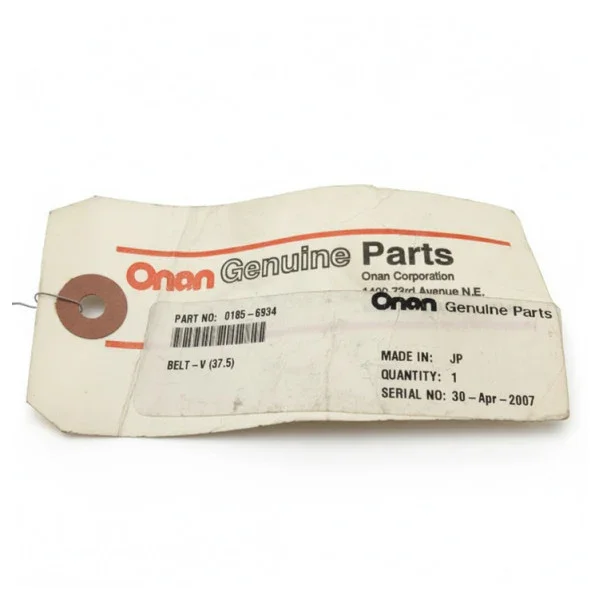Commander Vite Onan 0185-6934 Engine V-Belt 9.5 x 950La