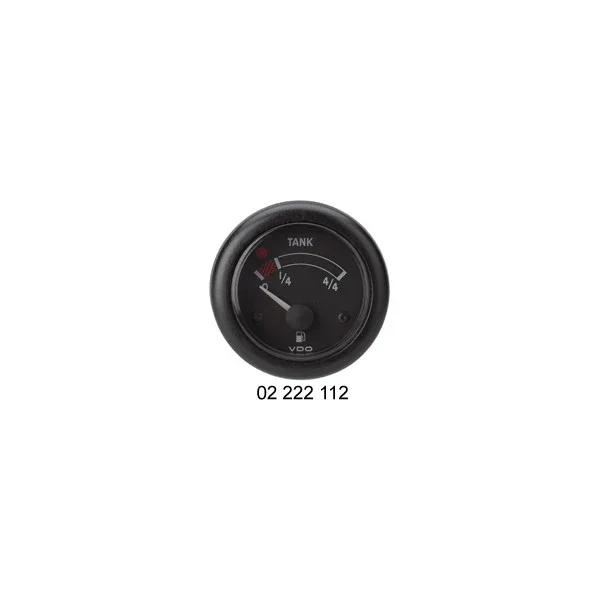 Top Vente USED VDO N-02-222-711 Ocean Line Fuel Level Indicator Black