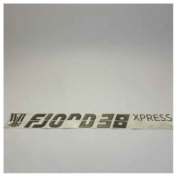 Certifié Fjord 38 Xpress Hull Decal Sticker Silver - TBZ1136