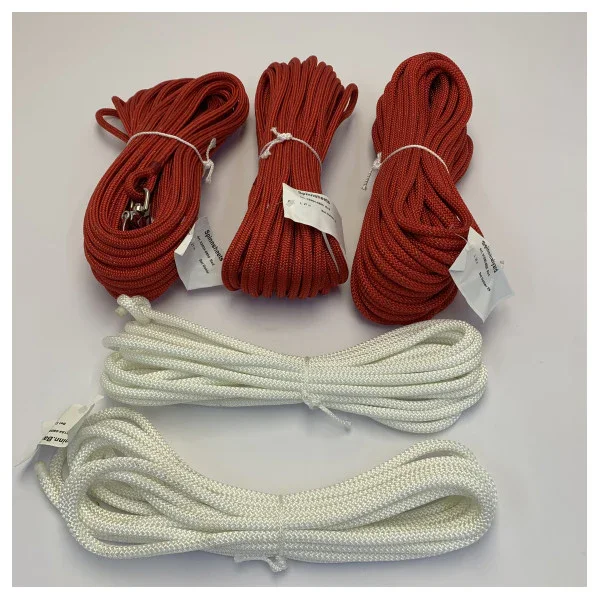 Liros Dehler 29 Spinnaker Rope Kit - 2x 21M RED + 1x 28M RED + 2x 7M White Jusqu'à Épuisement Des Stocks
