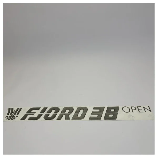Prix Réduit Fjord 38 Open Grey Hull Sticker with Logo and Type - TBZ1135