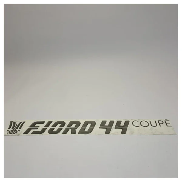 Haute Qualité Fjord 44 Coupe Original Hull Brushed Titanium Logo Anthracite - TBZ1139
