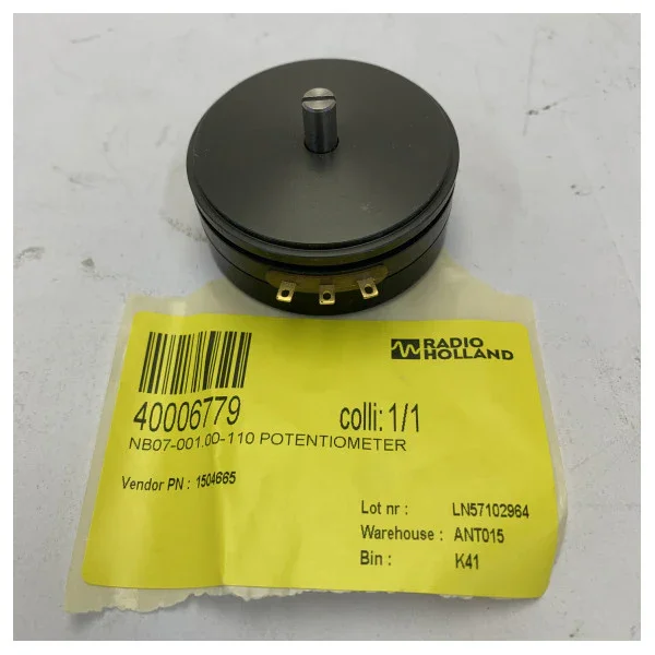 Expédié Aujourd'hui Raytheon Anschutz NB07-001.00-110 Potentiometer - 1504665