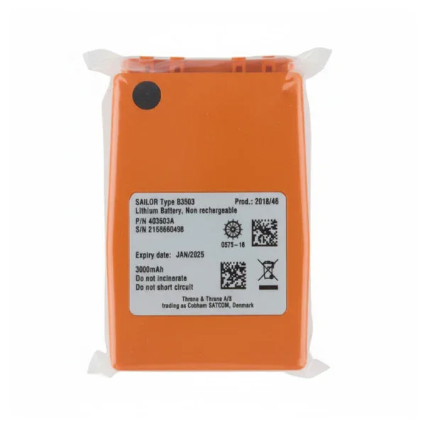 Offre Limitée Sailor 403503A ATEX Marine Radio Lithium Iron Battery