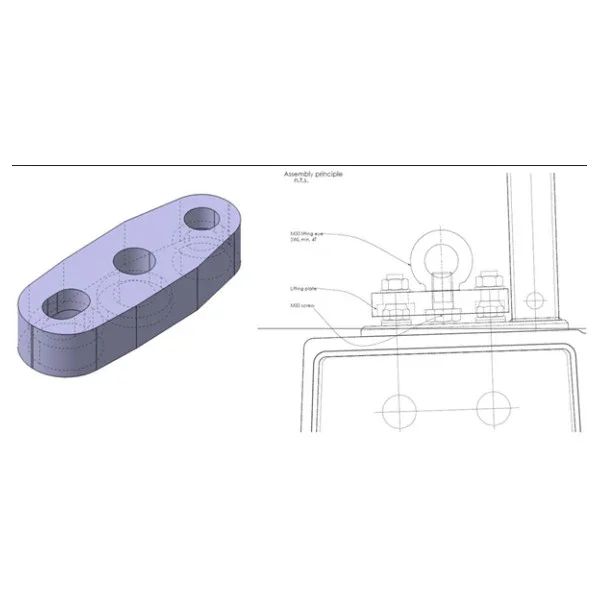 Satisfait Ou Remboursé Hanse Yachts Dehler 30 OD Hoist Plate - MET1468