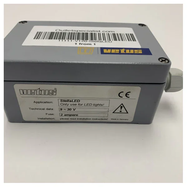 Vetus Marine LED Control Box 9-30V with 2A Fuse for Underwater Lighting Meilleur Choix