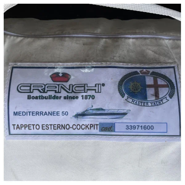 Cranchi Mediterranee 50 Cockpit Carpet Blue - 33971600 Remise