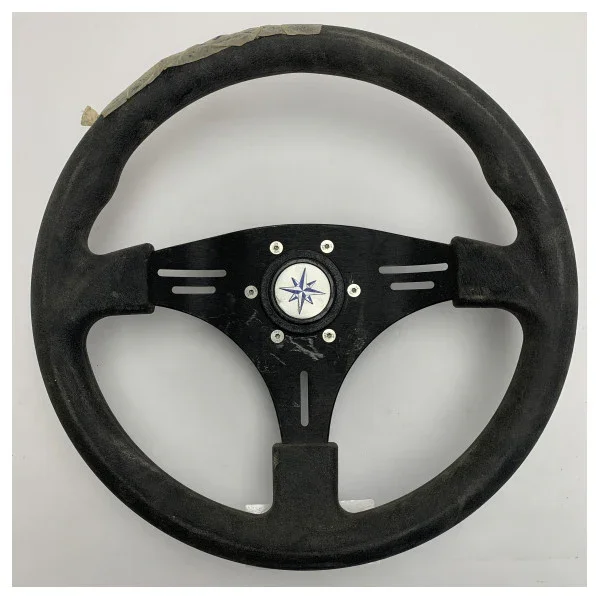 Meilleur Choix Manta Black Coated Steering Wheel D350 mm 3-Spoke