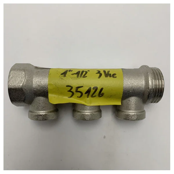 Ferretti Marine Grade Metal Water Distribution Manifold with Three Outlets Soldes