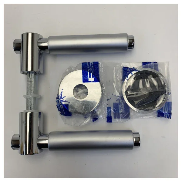 Foresti Suardi Silver Chrome Brass Door Handle Kit - 470A.CCP Prix Bas