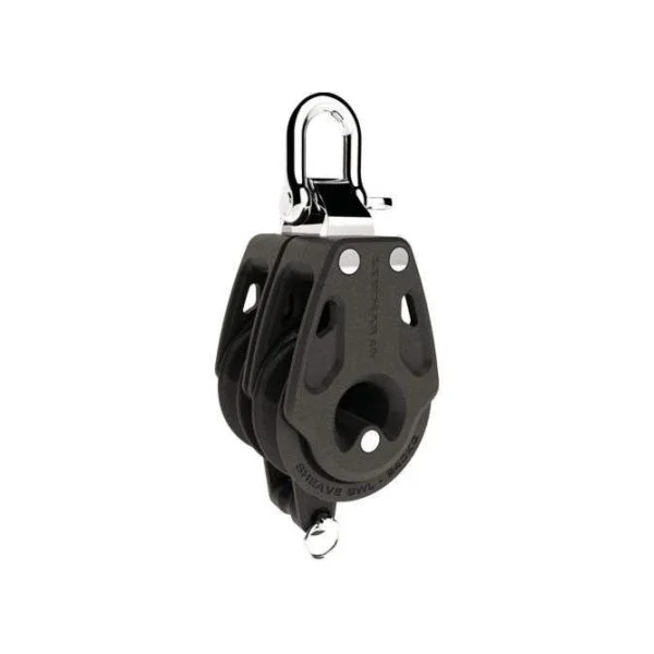 Offre Exclusive Lewmar Double Sheave Control Block 40 mm - 10 mm - 29901425BK