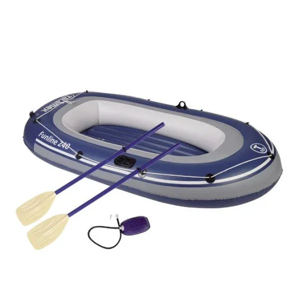 Meilleure Vente Talamex Funline 240 Inflatable Dinghy Blue - Incl Paddles Pump and Repair Kit