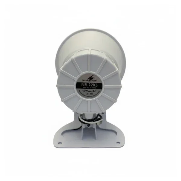 Monacor 15W/8 Ohm 600-7000Hz Vochtbestendige Hoornluidspreker Promotion Saisonnière