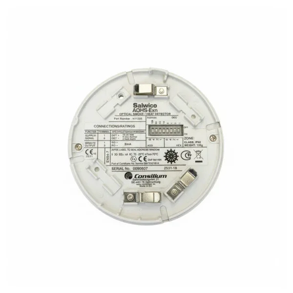Prix Réduit Consilium NS-AOHS-IS Analogue Optical Smoke Detector White