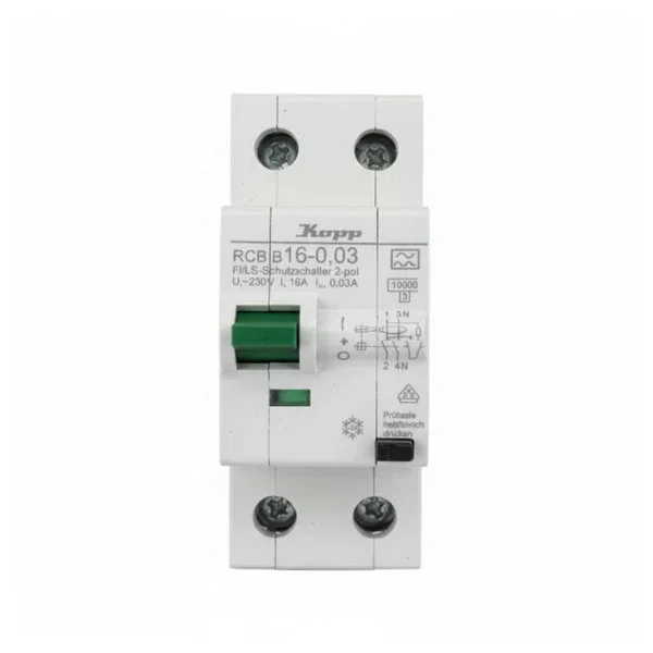 Kopp RCB-B16-0 16A Circuit Breaker 1p+N B-Series Nouvel Arrivage