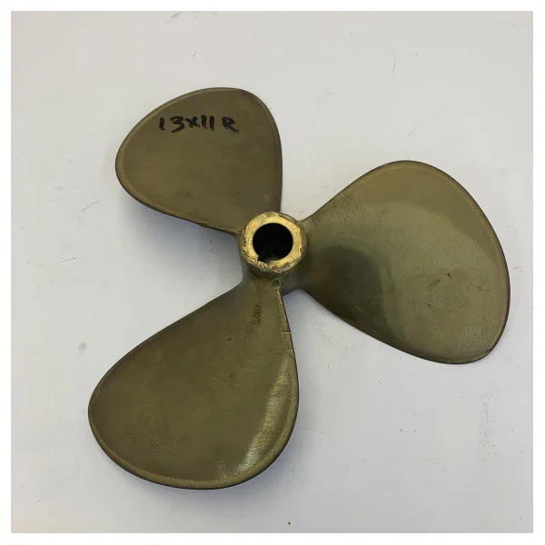 Prix Réduit USED Vetus P3B-13X11R Propeller 3-Blade Brass Right Handed 25 mm