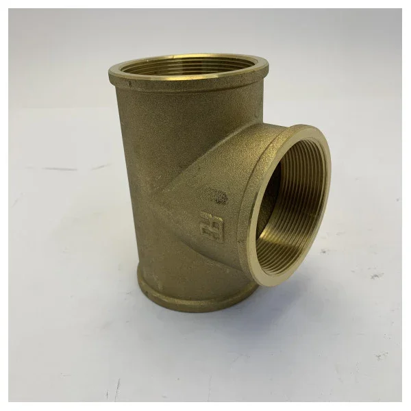 Guidi Brass T-Fitting 2 1/2 Inch - Marine Yacht Hardware - 0130 100009 Expédié Aujourd'hui