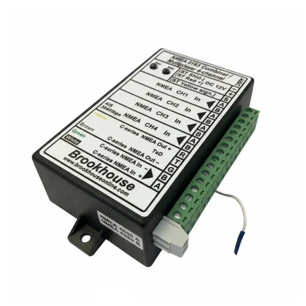 Prix Cassé Brookhouse NMUX-AISC NMEA 0183 Multiplexer - 4 In / 1 Out Combiner - 12/24V
