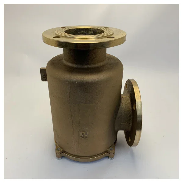 Guidi Bronze Water Strainer Vertical Intake DN100-PN6 - 1283.2006M2 Authentique