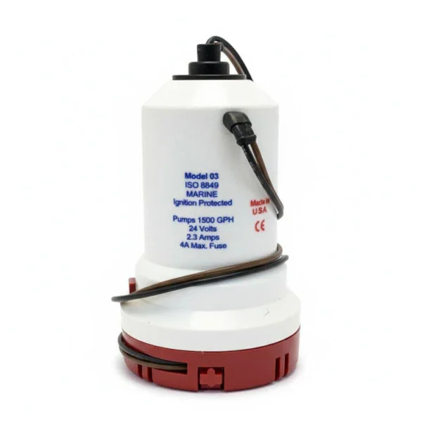Rule 1500 Bilge pump 24V - 1500 GPH 5800L/Hour Offre Du Jour