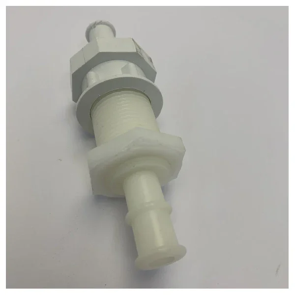 Vetus BULKH16 Bulkhead Connector for 16 mm Hose White Paiement Sécurisé