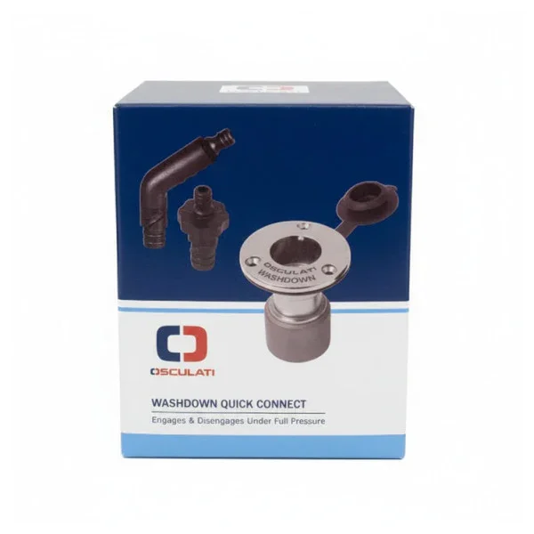 Osculati Flush-Mount Deck Wash Hose Connection Kit - 16.442.22 Commander Vite