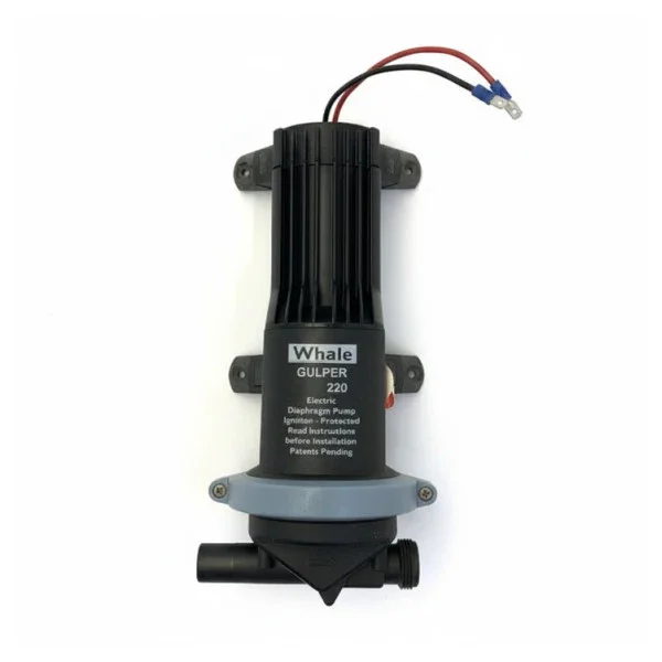 Whale Gulper 220 Black Water 12V - Shower Toilet and Bilgepump - BP1552 Dernier Modèle