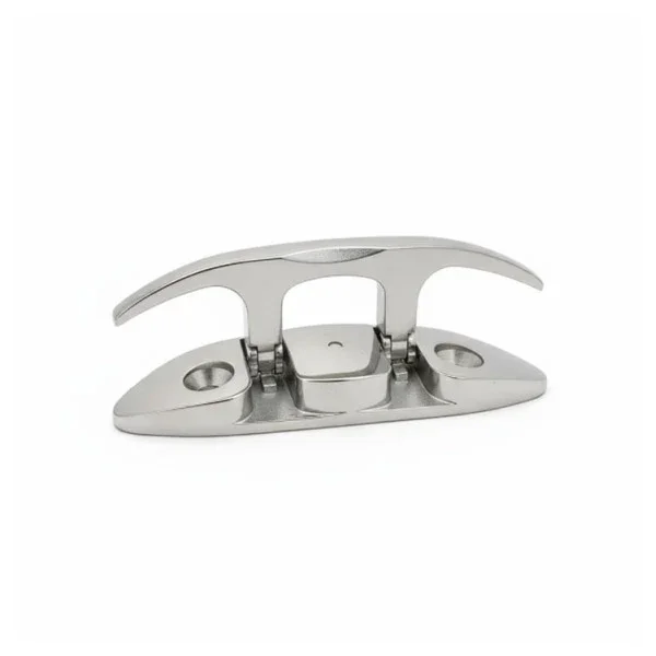 Authentique Osculati Fold-Down Cleat 115mm Stainless Steel Bolder for Boats - 002010450