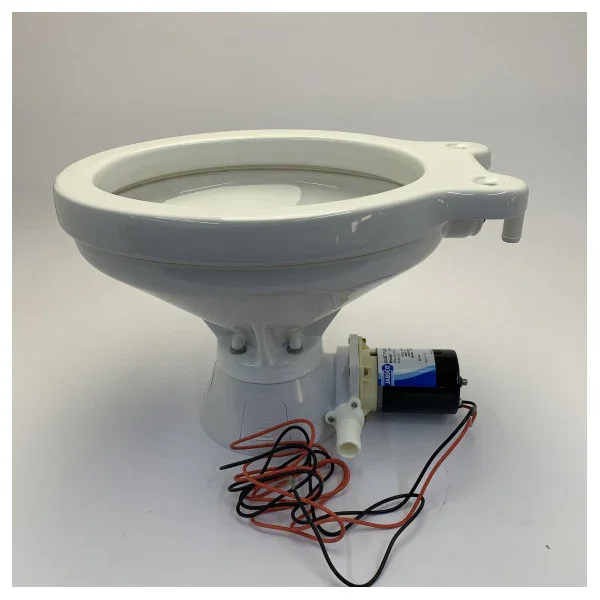 Jabsco Quiet Flush Electric Toilet with Magnetic Valve 24v - 37045-1094 Soldes