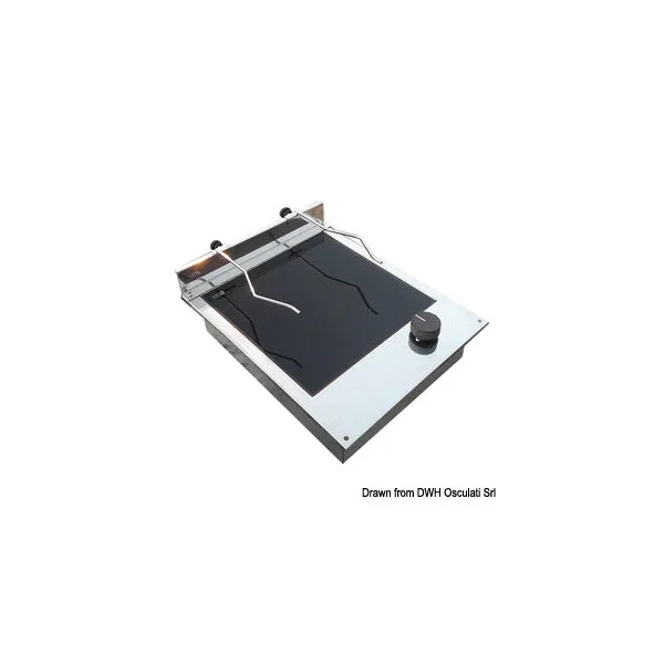 Techimpex Cristal1 Induction Cooktop - Single Burner - Stainless Steel - 50.100.41 Dernière Chance