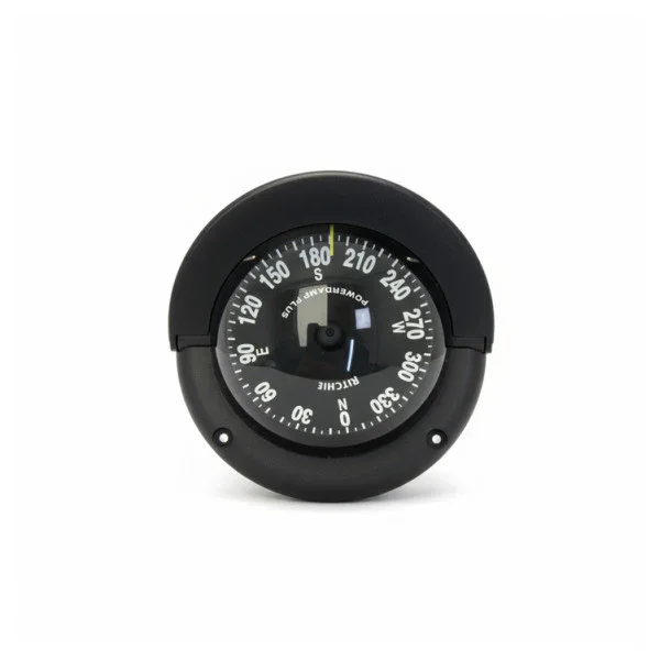 Ritchie Helmsman HF-743 Magnetic Liquid Compass - Black Horizontal Meilleur Prix