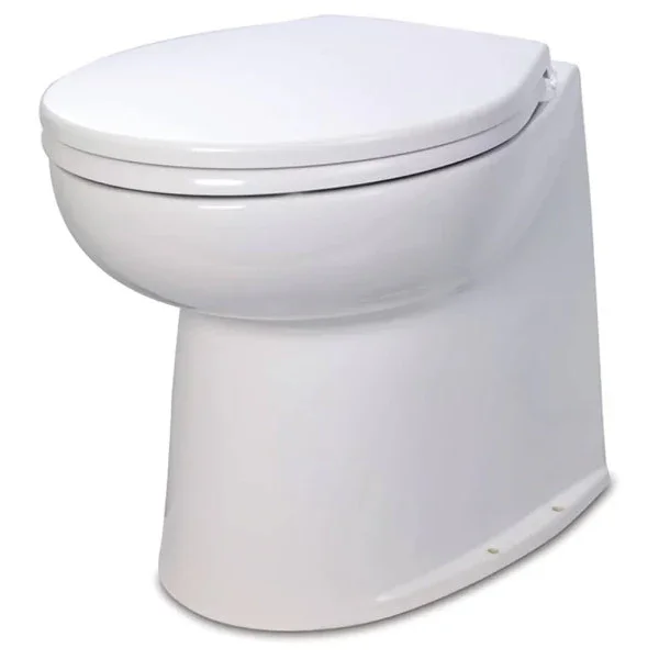 Réduction Jabsco Deluxe Flush 14 Inch Electric Toilet - Freshwater 12V - Straight Model - 58080-1012