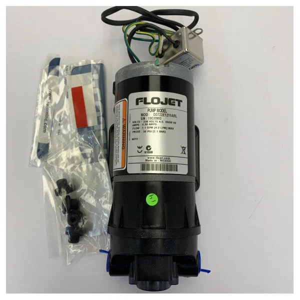 Flojet 600D3722E1 Diaphragm Pump 230V 4.2L/min 30 PSI Produit De Marque