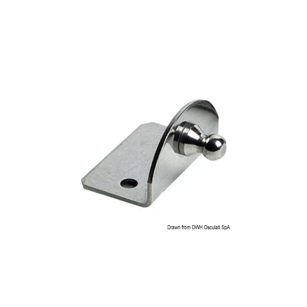 Osculati Stainless Steel 90° Compact Plate with 10mm Ball - 38.013.24 Remise