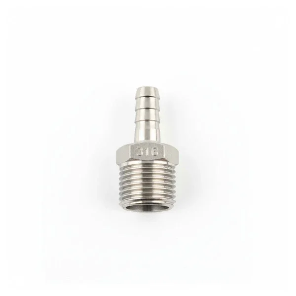 Promotion Saisonnière Hose barb 1/2 inch x 10mm - 316 Stainless Steel Fitting