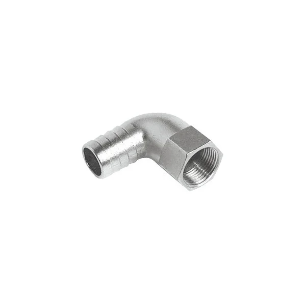 Jusqu'à Épuisement Des Stocks Osculati 90 degrees Hose Barb Stainless Steel 1 1/4 x 38mm
