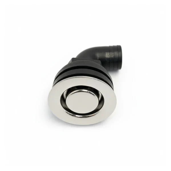 Affaire À Saisir Osculati RVS Skin Fitting 90 Graad Flush Mount - Slangaansluiting 25mm