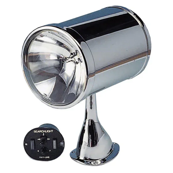 Jabsco 62040-4006 Marine Spotlight - 7-Inch Chrome Fixed Mount Searchlight - 24V Haute Qualité