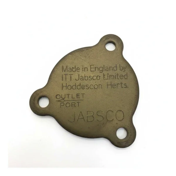 Nouvel Arrivage Jabsco 12076-0000 Outlet Port Cover Plate