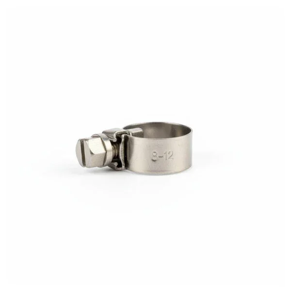 Achetez Aujourd'hui Stainless Steel W4 Hose Clamp 8-12mm - 9mm Wide - Corrosion Resistant